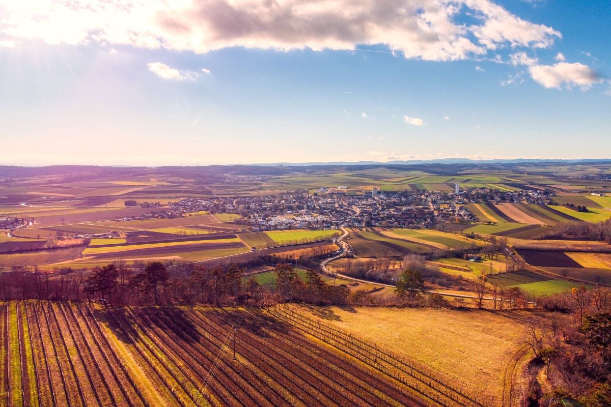 Der Rundwanderweg "Landschaftserlebnis Köhlberg" in Ziersdorf