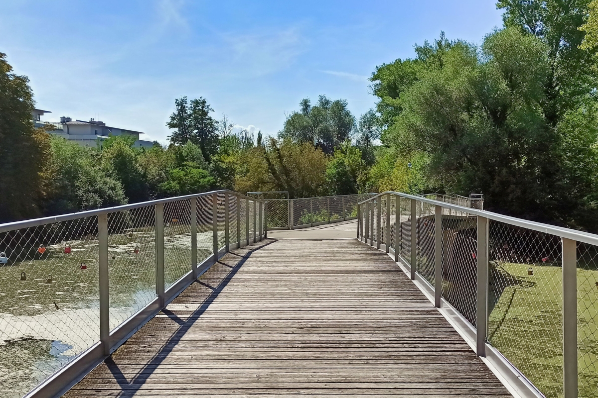 Der Wasserpark-Spaziergang in Tulln