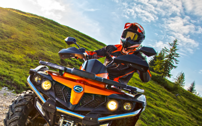 Muss ich beim Fahren eines ATVs einen Helm tragen?