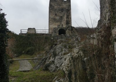 Winterwanderung zur Ruine Hinterhaus