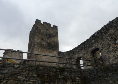 Winterwanderung zur Ruine Hinterhaus