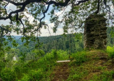 Abenteuerliche Wanderung zur Ruine Schimmelsprung