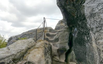 Schwieriger Aufstieg zum schönsten Blick auf Blankenburg