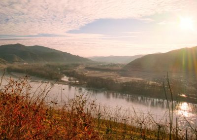 Der Panoramaweg Achleiten bei Weißenkirchen