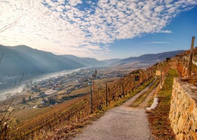 Der Panoramaweg Achleiten bei Weißenkirchen
