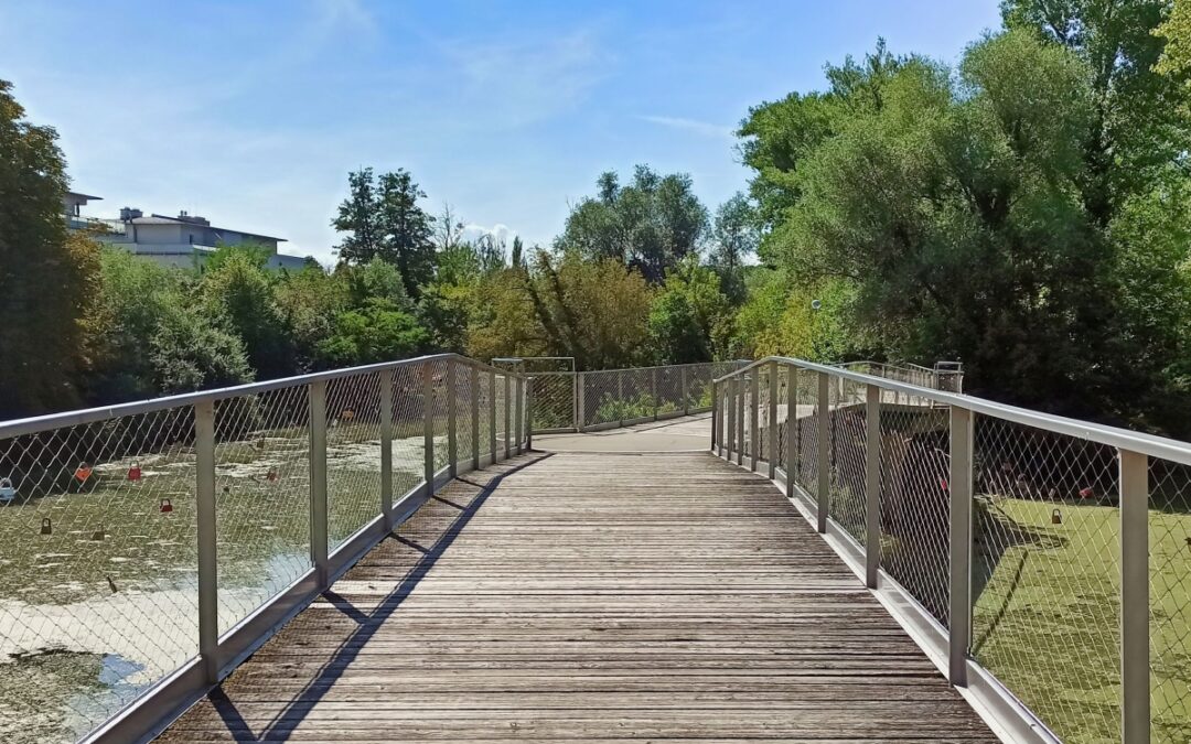 Der Wasserpark-Spaziergang in Tulln