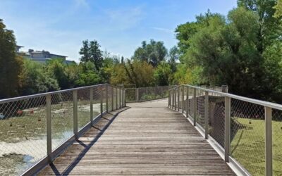 Der Wasserpark-Spaziergang in Tulln