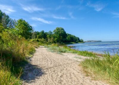 Vom Zierower Strand über Bades Huk zum Campingplatz Beckerwitz