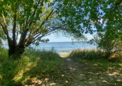Vom Zierower Strand über Bades Huk zum Campingplatz Beckerwitz