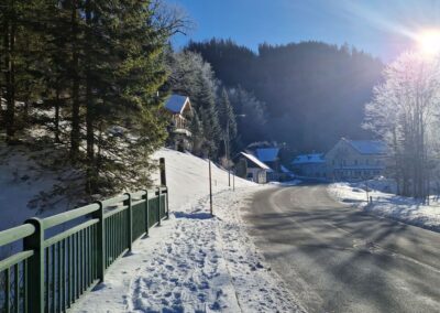 Der Winterspazierweg in Annaberg