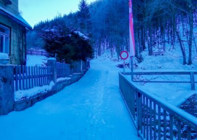 Der Winterspazierweg in Annaberg