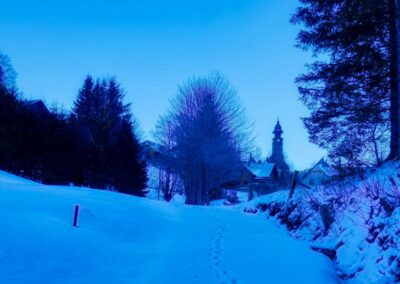 Der Winterspazierweg in Annaberg