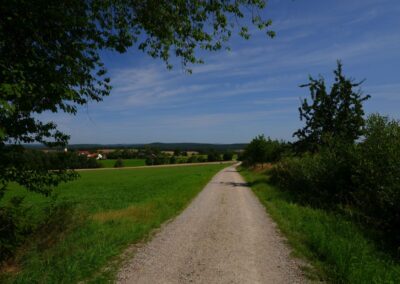 Der Hirschbergweg in Fuhrn