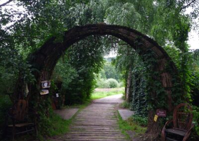 Durch den Wildgarten in Furth im Wald